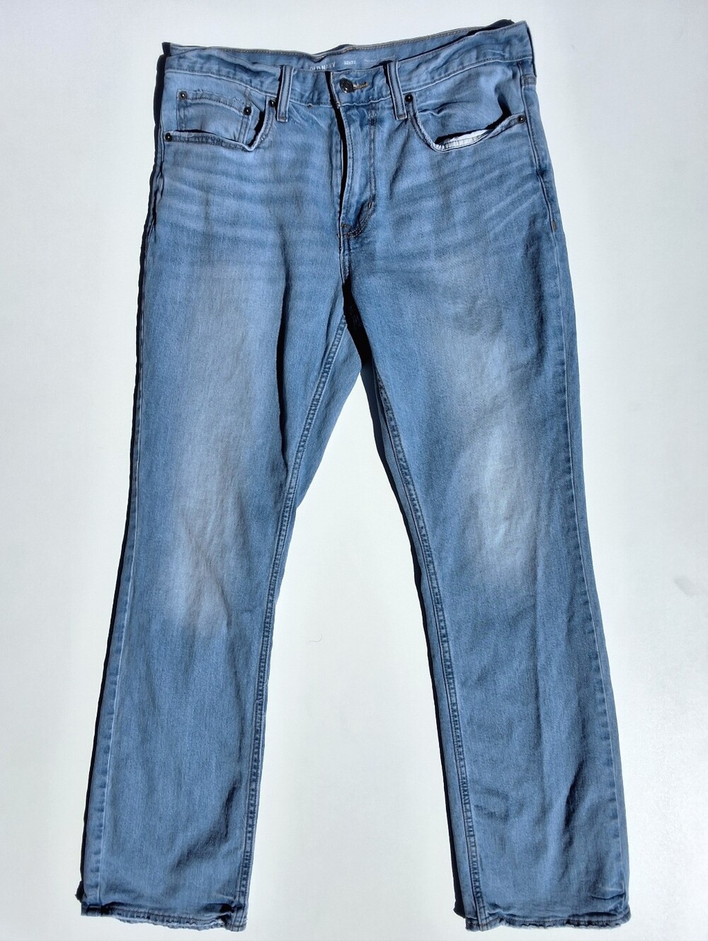 (32x32) Old Navy Men's Boot-Cut Built-In Flex Jeans In Light Wash